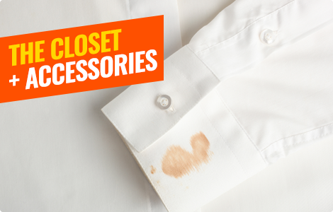 Cleaning for your closet and accessories