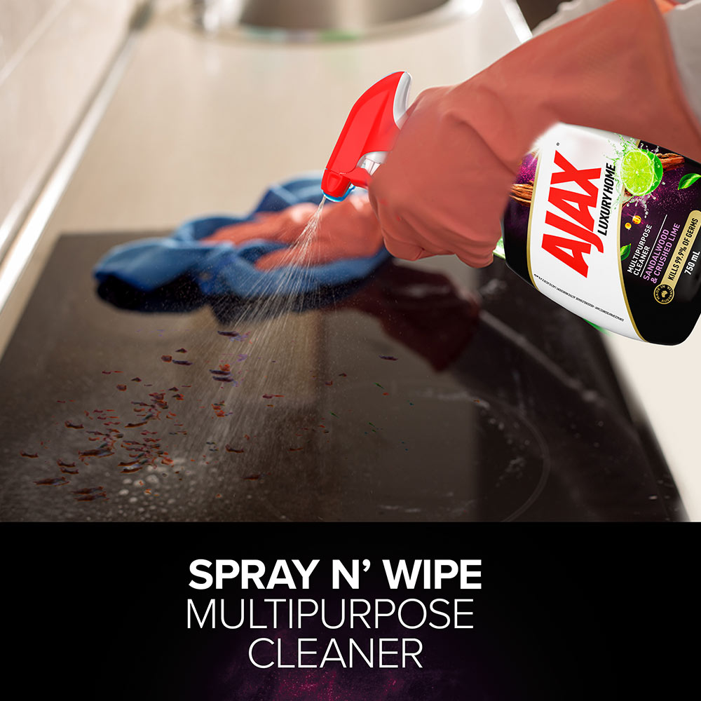 Ajax® Luxury Home Multipurpose Cleaning Spray Sandalwood & Crushed Lime |  Ajax