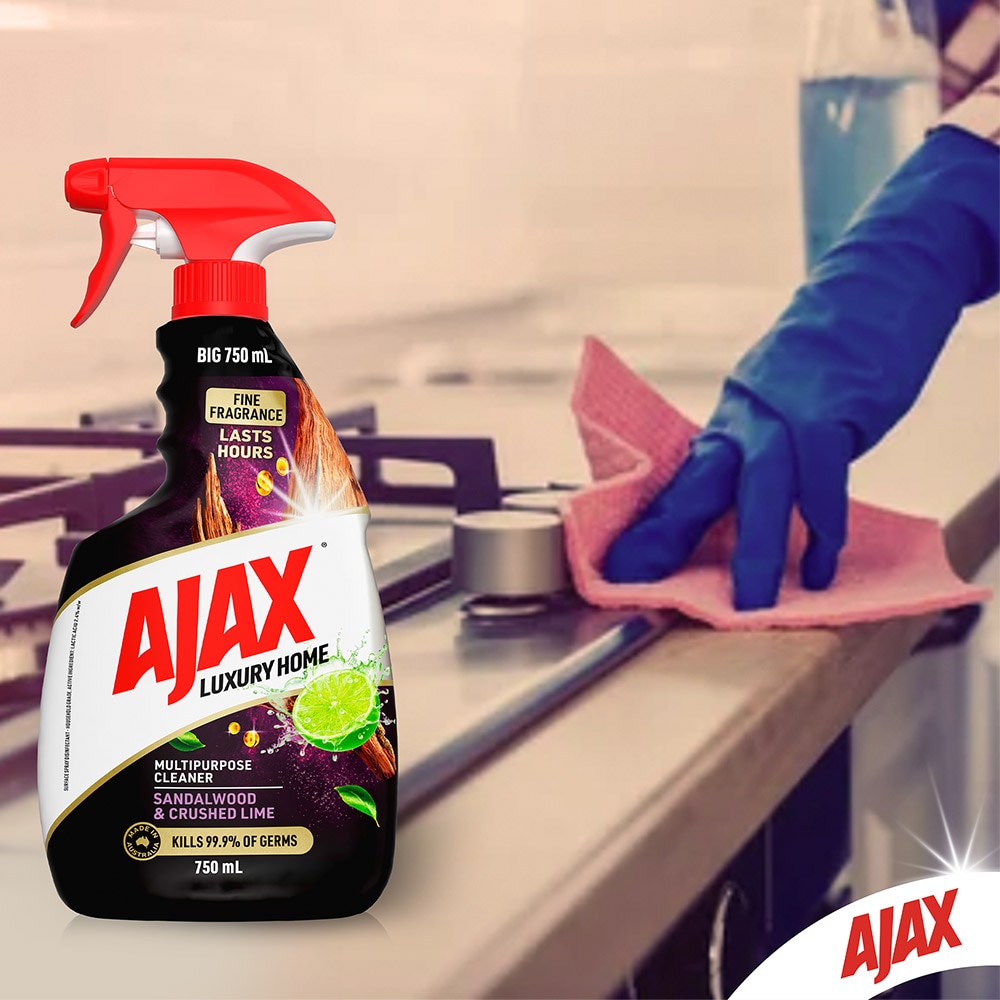 Ajax® Luxury Home Multipurpose Cleaning Spray Sandalwood & Crushed Lime |  Ajax