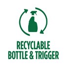 Recyclable Bottle and Trigger Recyclable Bottle and Trigger