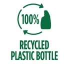 100% Recycled Plastic Bottle