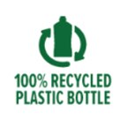 100% Recycled Plastic Bottle