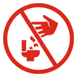 Do not flush wipes down toilet Do not flush wipes down toilet