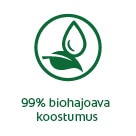 99% biohajoava koostumus 99% biohajoava koostumus